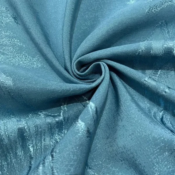 Factory Supply Landscape Pattern Polyester Jacquard Curtain Fabric With 80% Blackout 2.8M/3.2M Width Sound Insulation - Image 3