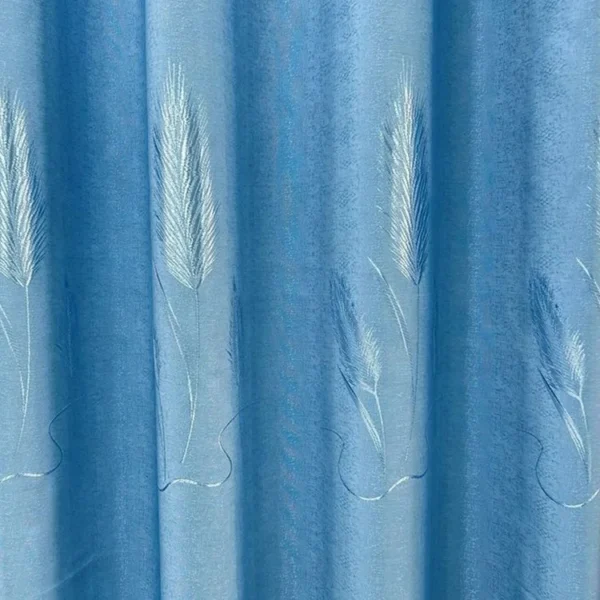 Factory Supply Reed Grass Pattern Design Sound Insulation Polyester Jacquard Curtain Fabric With 80% Blackout 2.8M/3.2M Width - Image 5