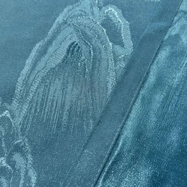 Factory Supply Landscape Pattern Polyester Jacquard Curtain Fabric With 80% Blackout 2.8M/3.2M Width Sound Insulation - Image 4