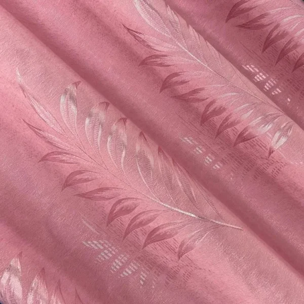 Factory Supply Leaves Pattern Design Sound Insulation Polyester Jacquard Curtain Fabric With 80% Blackout 2.8M/3.2M Width - Image 4