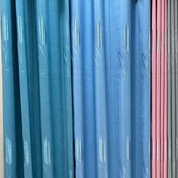 Factory Supply Reed Grass Pattern Design Sound Insulation Polyester Jacquard Curtain Fabric With 80% Blackout 2.8M/3.2M Width - Image 6