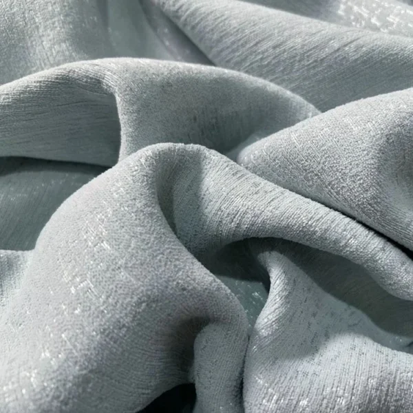 Factory Supply High Grade Modern 3D Light Jacquard Style Chenille Blackout Curtain Fabric With 2.8M Width - Image 2